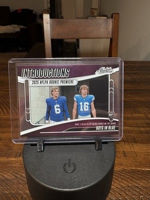 2025 Panini Absolute- Jaxson Dart/ TeSlaa Boys in Blue #I-JDT