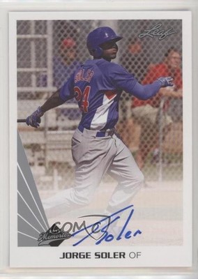 2013 Leaf Memories Auto Jorge Soler #A-JS1 Auto