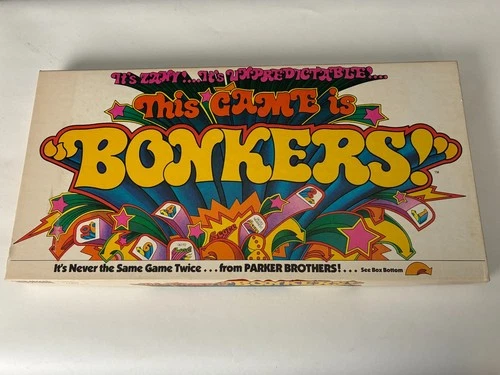 Vintage 1978 Parker Brothers This GAME is BONKERS! Board Game! COMPLETE in Box!