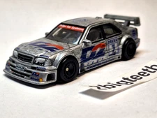 Hot Wheels 94 AMG-Mercedes Benz C-Class DTM Touring Race Car Real Riders Premium