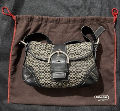 Coach Vintage Y2K Mini Signature C SoHo Black Bag