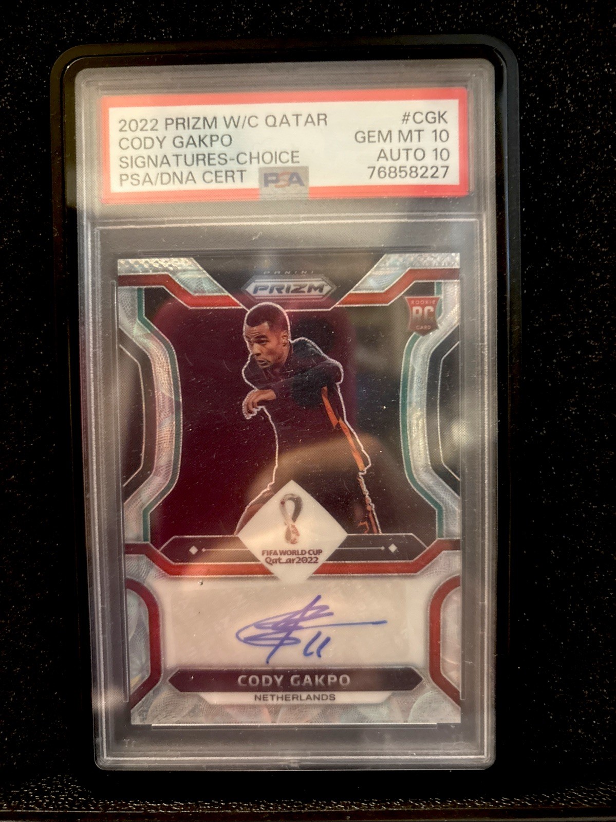 2022 Panini Prizm World Cup Qatar - Cody Gakpo  Breakaway Prizm PSA 10/AUTO 10!!
