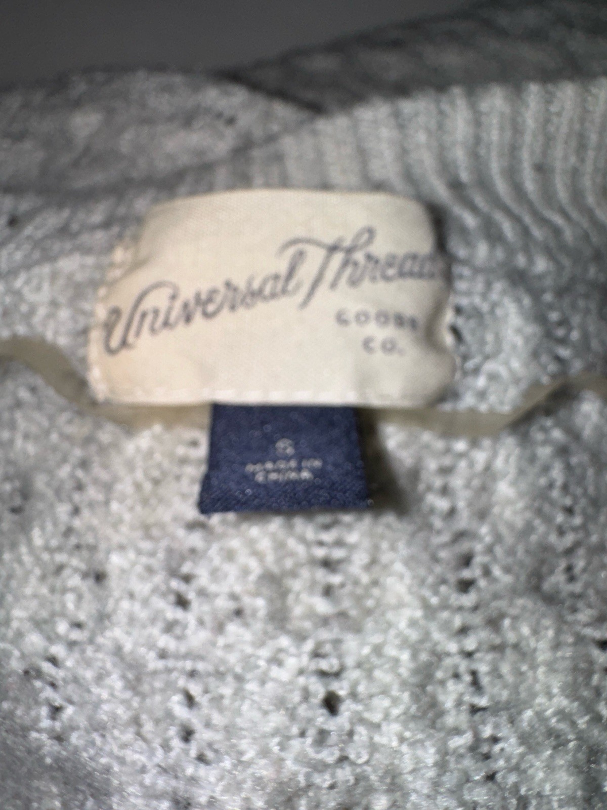 Universal Thread S Gray Open Front Knit Cardigan … - image 3