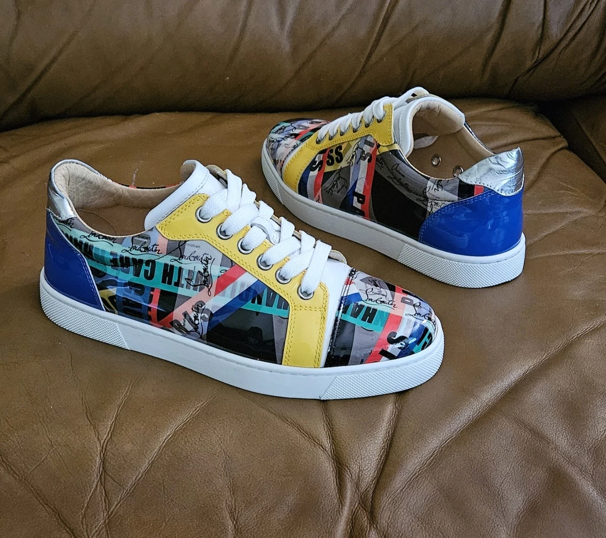 Christian Louboutin Multicolor Leather Athletic Shoes for Women