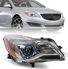 Headlights Assembly Compatible with Buick Regal Sedan 2014-2017 Halogen Projecto