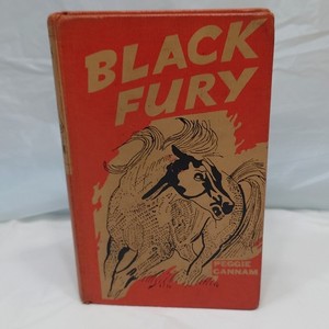 Black Fury Peggie Cannam 1956 Wesley Dennis Illus w/o Dust Jacket Horse