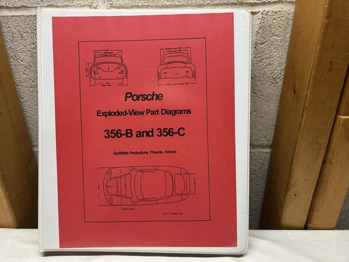 PORSCHE Exploded View Part Diagrams~356B & 356C~DerWhite Reprint