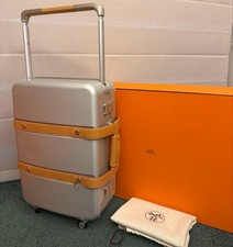 Maleta de cuero HERMES Orion aluminio x