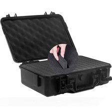 12" Hard Case with Pick Pluck Foam Insert, 13.3 x 10.5 x 4.3 Inch - Watertigh...