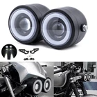Twin Headlight Motorcycle Double Dual Headlamp Universal For Street Fighter