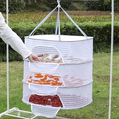 Fach Trockennetz Fisch Trocknungsnetz Kräutertrockner Hängetrockner Drynet DE