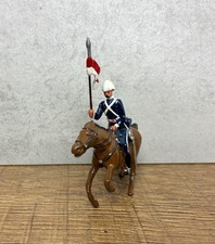 Vintage Toy Soldiers Militia Models 17th Lancers Mounted Trooper Charging