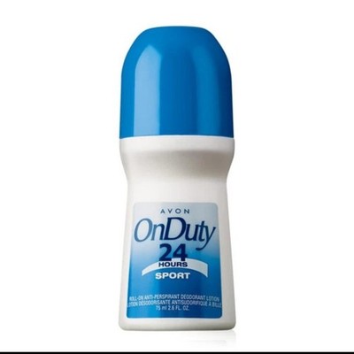 Avon OnDuty 24 Hours Sport Roll-On Deodorant - 75ml. Pack of 5
