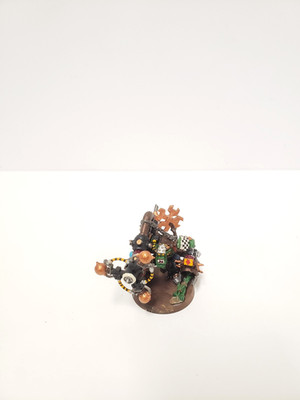 Ork Big Mek with Shokk Attack Gun Snotzogga Orks Warhammer 40k PRO PAINTED Metal