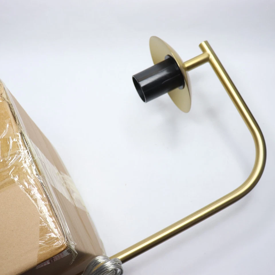 Hampton Bay Frazier Table Lamp with USB Port Antique Brass 21.5" AF47012U - Image 4 of 4