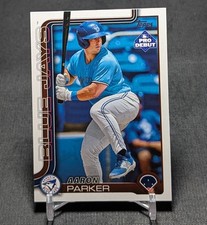 Aaron Parker Prospect Rookie 2025 Topps Pro Debut Card #PD-21 Dunedin Blue Jays
