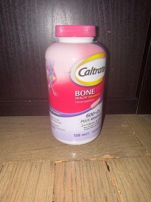 Caltrate Calcium 600+D3 Plus Minerals 320 Tablets  Exp 08/27