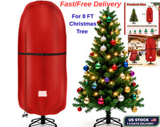 Upright Christmas Tree Storage Bag, Tapered Christmas Tree Cover for 8 FT A...