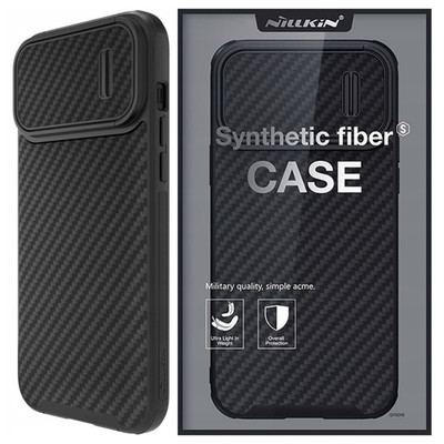 NILLKIN SYNTHETIC FIBER S CASE FÜR IPHONE 14 PLUS CASE MIT KAMERASCHUTZ