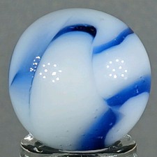 Vintage Peltier Rainbo Marble .62 Inches Near-Mint Condition Combined Shipping
