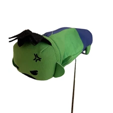 Marvel Yoobi Hulk Plush Pencil Case Green Zip 10"