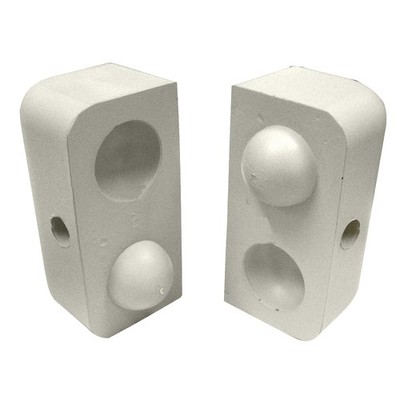 Dock Edge DocKap Large 2'' Foam Profile End Cap Premium Boat Dock Bumper (2-Pack)