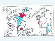 Pre-1980 RADIO CARD - CB HAM OR QSL Renton - Near Kent And Seattle WA AH2738