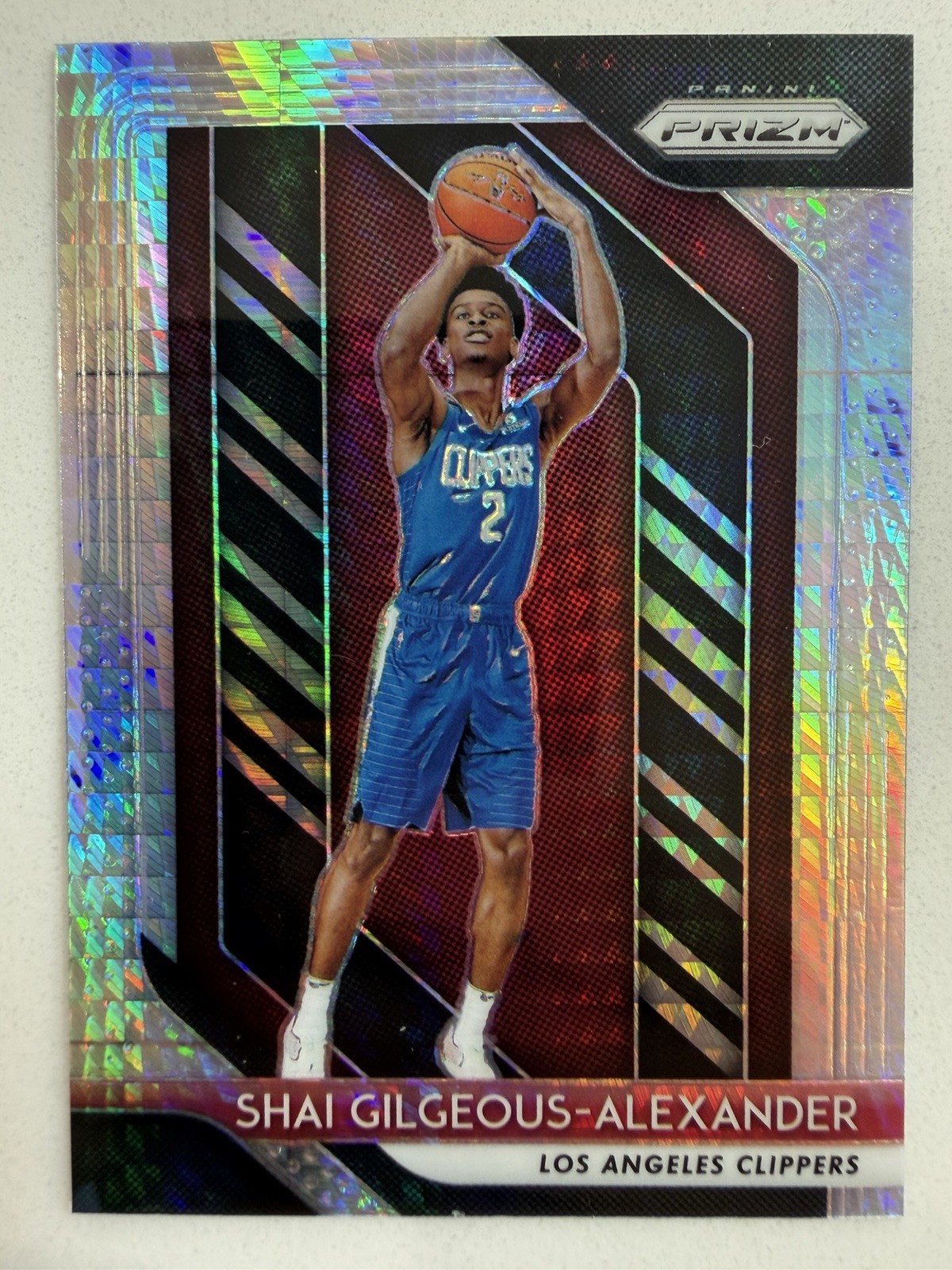 shai gilgeous alexander ! 2018 Prizm ROOKIE HYPER ! #184 ! NBA MVP !