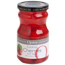 Opies Cocktail Cherries With Stems 500g