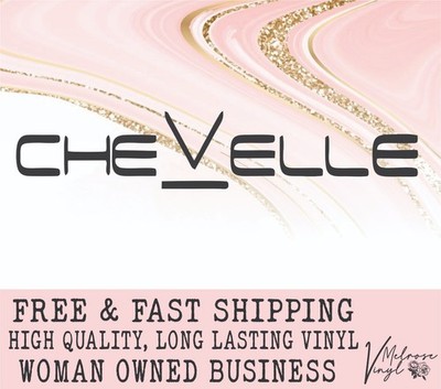 Chevelle Band Logo Vinyl Decal Sticker for Cars/Windows/Cups