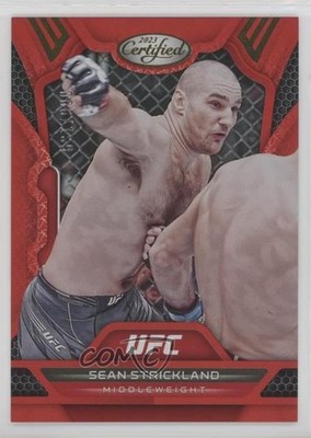 2023 Panini Chronicles UFC Certified Red 66/199 Sean Strickland #239 mr1
