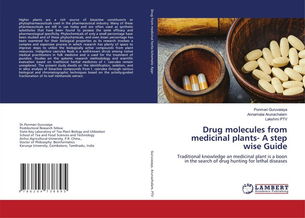 Ponmari Guruvaiaya (U. A.) | Drug Molecules From Medicinal Plants- A Step...-image