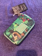 Portefeuille zippé Loungefly Disney neuf avec étiquette - Livre de la jungle nécessités