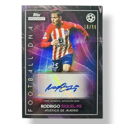 Rodri Riquelme /25 Auto Topps Knockout Atletico Madrid 2025/26 Autograph No PSA