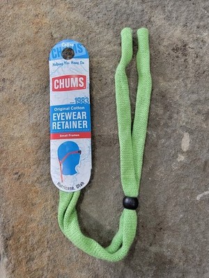 Chums Sunglass Retainer IVY GREEN ( 12116133 ) for Smaller Frames FREE SHIPPING