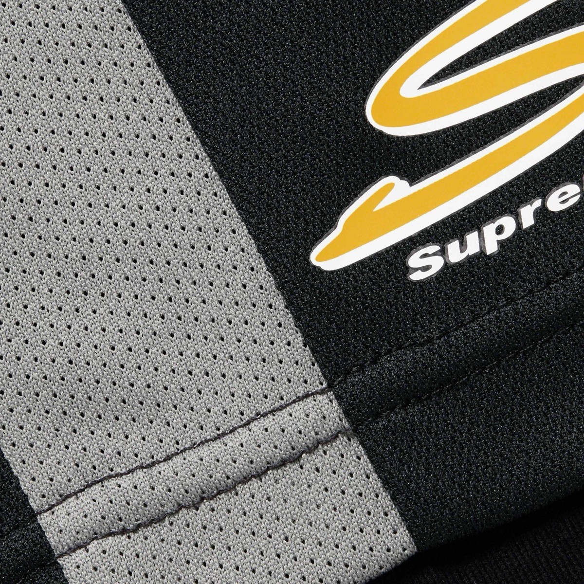 ⚽️ Supreme Hooded Soccer Football Jersey Black - Size XL - BRAND