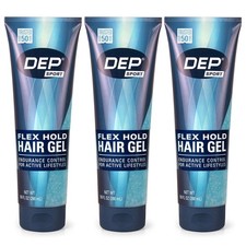 Men's Hair Gel Strong Hold Styling Gel Alcohol-Free Flake-Free Flexible Control