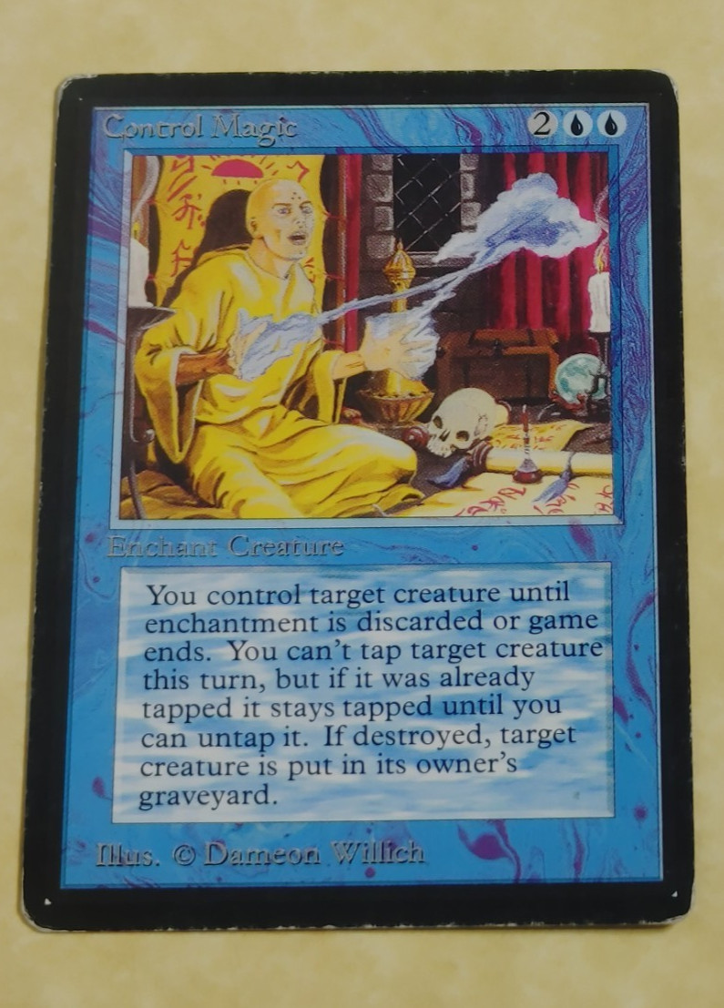 CONTROL MAGIC MPHP -- Limited Edition Beta MTG -- See Photos
