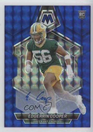 2024 Panini Mosaic Rookies Blue Prizm 39/99 Edgerrin Cooper #344 Rookie Auto RC