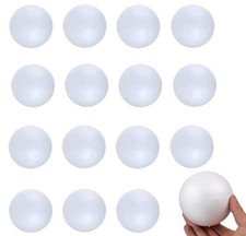15pcs 3 Inch White Foam Balls for Arts  Crafts, DIY Crafts Making, Ornaments...