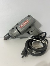 VINTAGE Sears Craftsman Made In USA ! 3/8" Electric Drill Model 315.11420 WORKS!