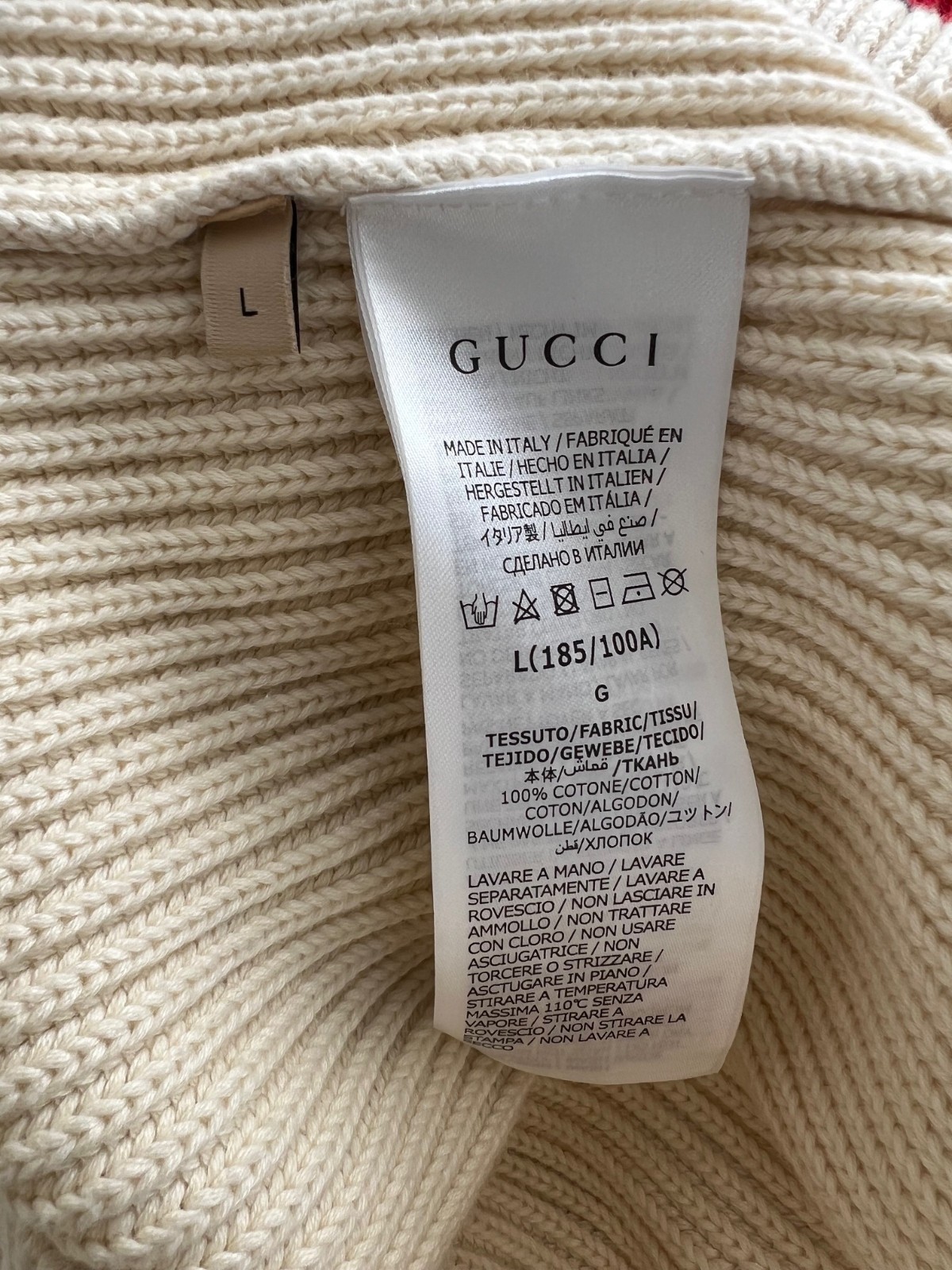 AUTHENTIC GUCCI INTERLOCKING G COTTON CARDIGAN SI… - image 7