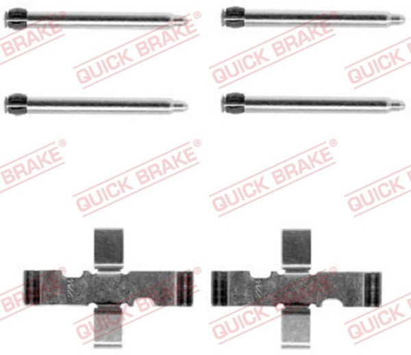 Quick Brake ZubehöRsatz Scheibenbremsbelag 109-1101 FüR Kadett Sephia Kia Cc Fa-image