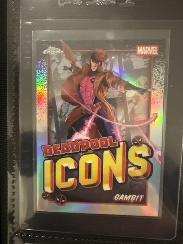 2025 Topps Chrome Deadpool Icons Gambit Marvel X-Men #DI-4 Refractor Insert