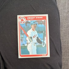Fleer 1985 Dwight Evans #158 Boston Red Sox Baseball Card