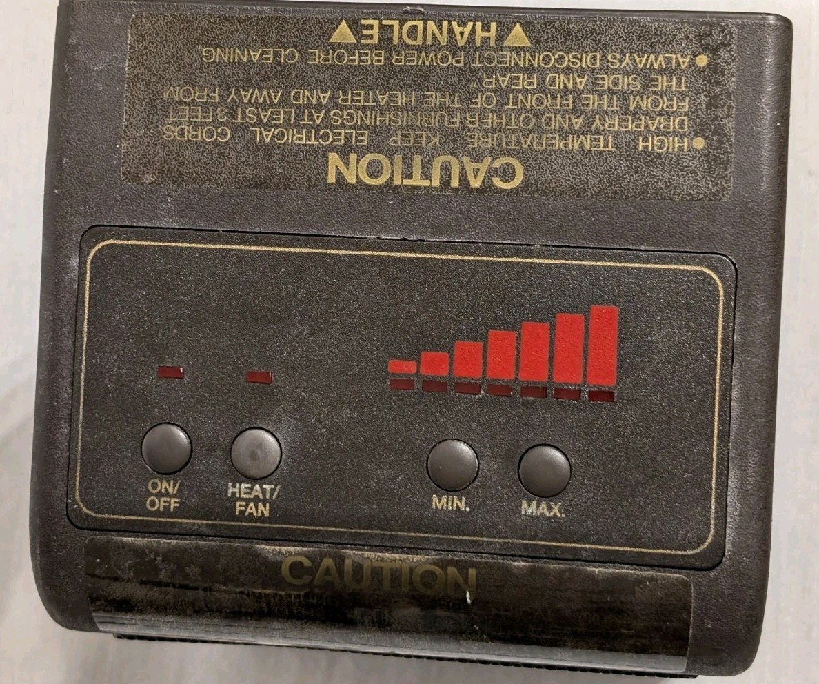 VTG Mini-Heater, LifeTime Disk Furnace Del-Rain 1500W Portable, Instant Heat WOW