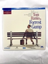 FORREST GUMP TOM HANKS WIDESCREEN DELUXE EDITION LASERDISC MOVIE NOT VHS DVD