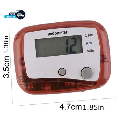 Walking Pedometer Accurate Step Counter Small Walking Distance Miles/Km Pedomete