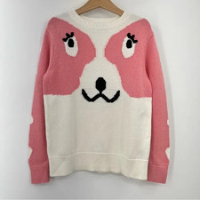 Stella McCartney 8y instarsia Girls Knit Sweater 0417 Dress Kids Cotton jumper