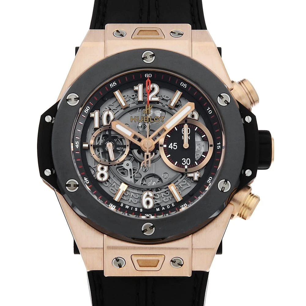 Hublot — HUBLOT Big Bang Unico King Gold Ceramic 411.OM.1180.RX second hand mens